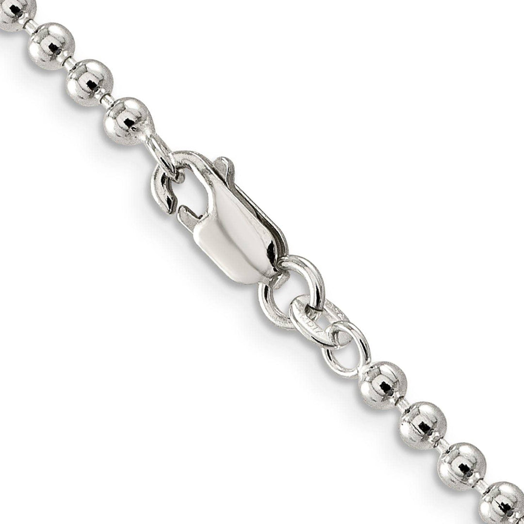 Lovely Rita's Chains Sterling Silver Beaded Chain 3MM