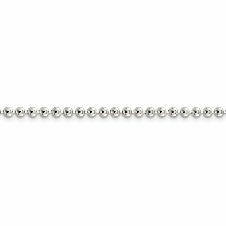 Lovely Rita's Chains Sterling Silver Beaded Chain 3MM