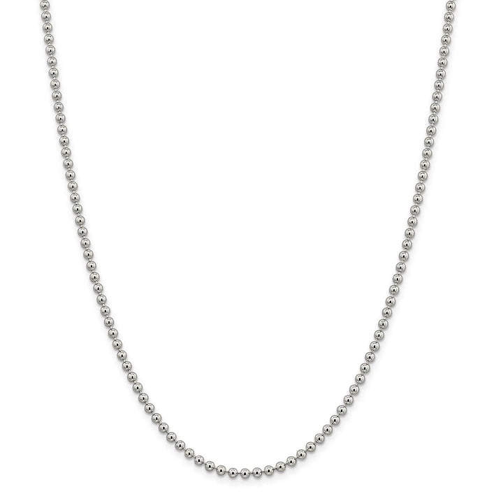 Lovely Rita's Chains Sterling Silver Beaded Chain 3MM