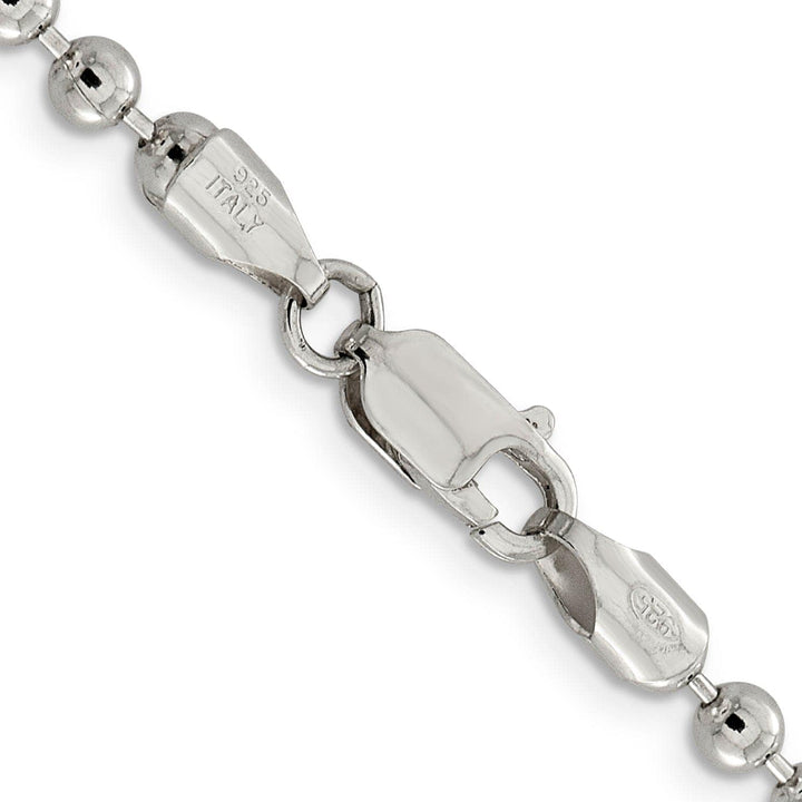 Lovely Rita's Chains Sterling Silver Beaded Chains 4MM