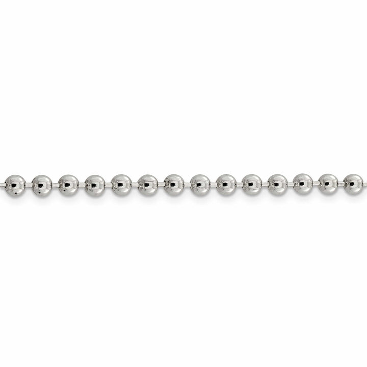 Lovely Rita's Chains Sterling Silver Beaded Chains 4MM