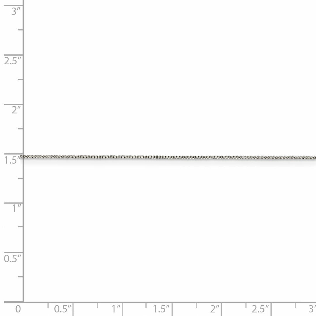 Lovely Rita's Chains Sterling Silver Box Chain 0.6-MM Wide