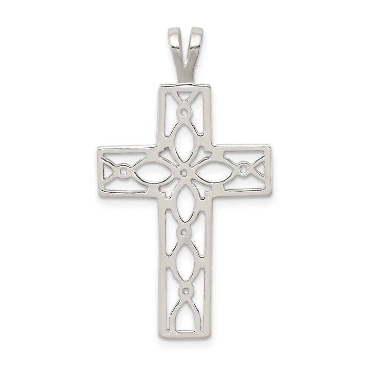 Lovely Rita's Chains Sterling Silver Chain Slide Latin Cross Pendant