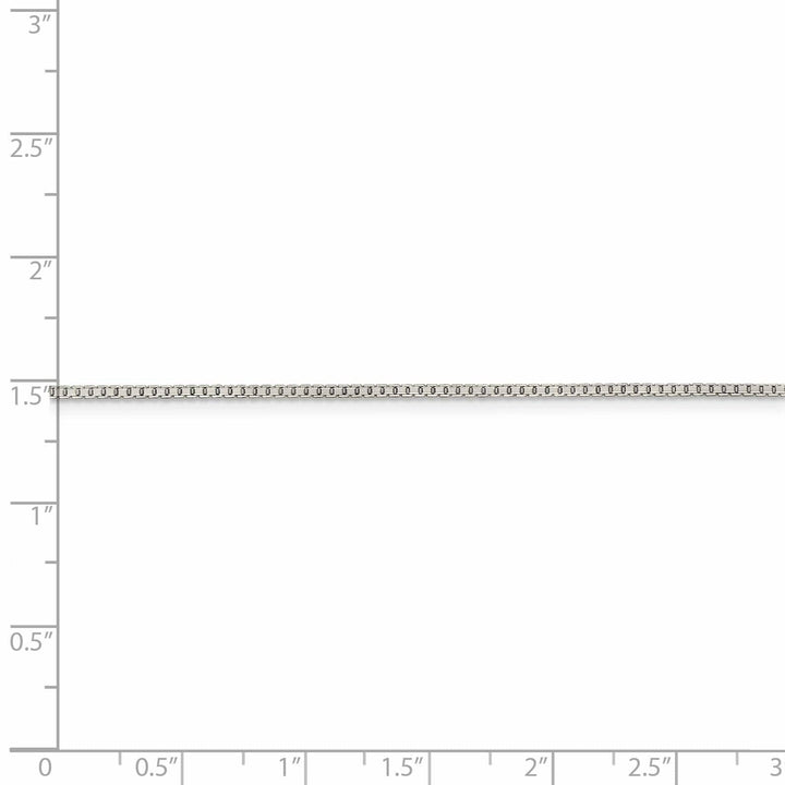 Lovely Rita's Chains Sterling Silver D.C 1.25-mm Octagon Box Chain