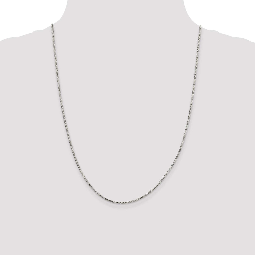 Lovely Rita's Chains Sterling Silver D.C 1.50-mm Round Spiga Chain
