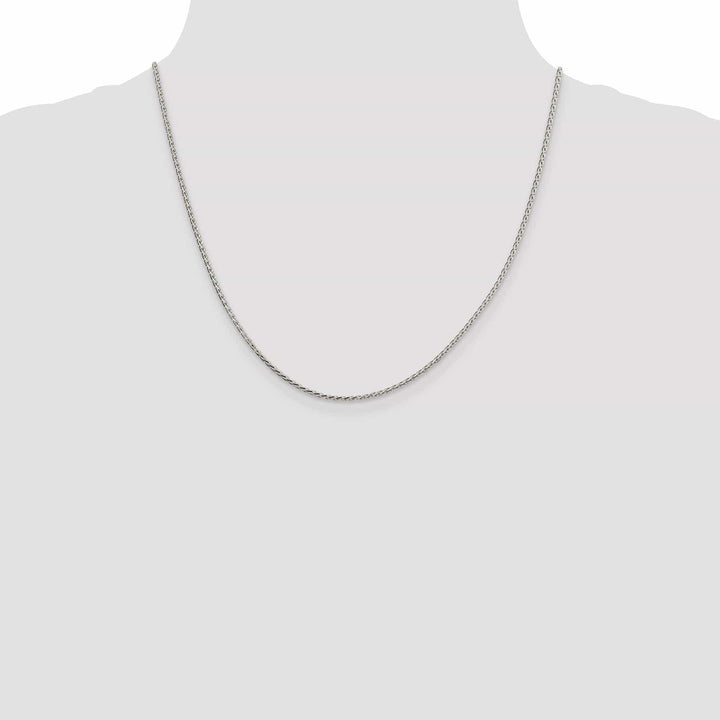 Lovely Rita's Chains Sterling Silver D.C 1.50-mm Round Spiga Chain