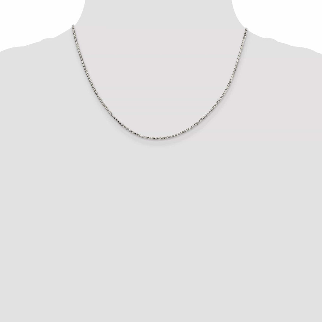 Lovely Rita's Chains Sterling Silver D.C 1.50-mm Round Spiga Chain