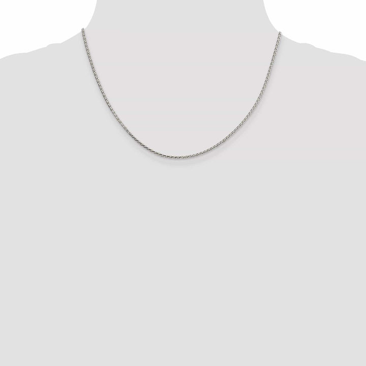 Lovely Rita's Chains Sterling Silver D.C 1.50-mm Round Spiga Chain