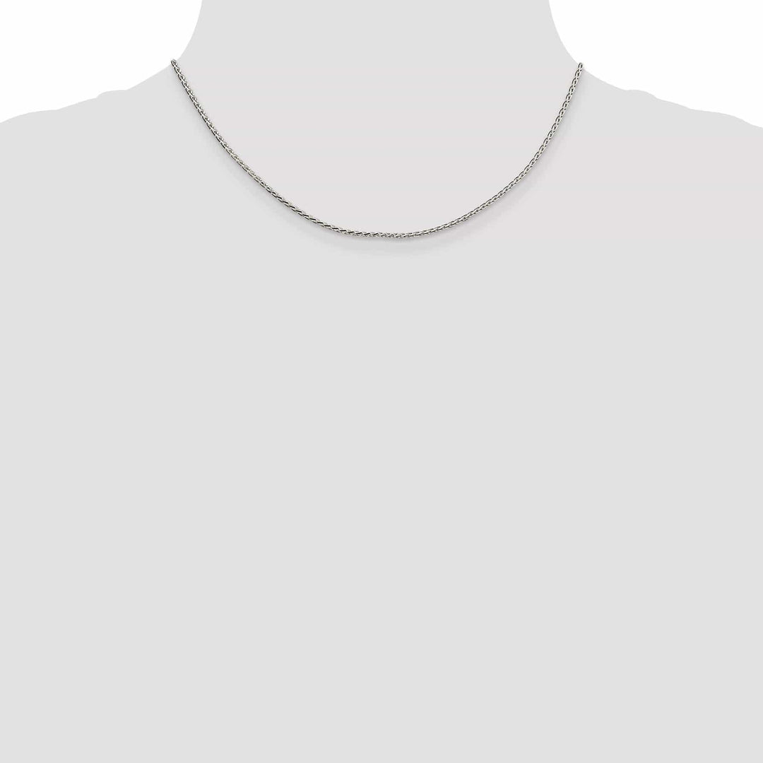 Lovely Rita's Chains Sterling Silver D.C 1.50-mm Round Spiga Chain