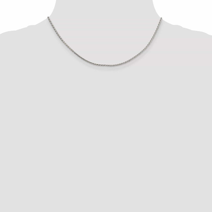 Lovely Rita's Chains Sterling Silver D.C 1.50-mm Round Spiga Chain