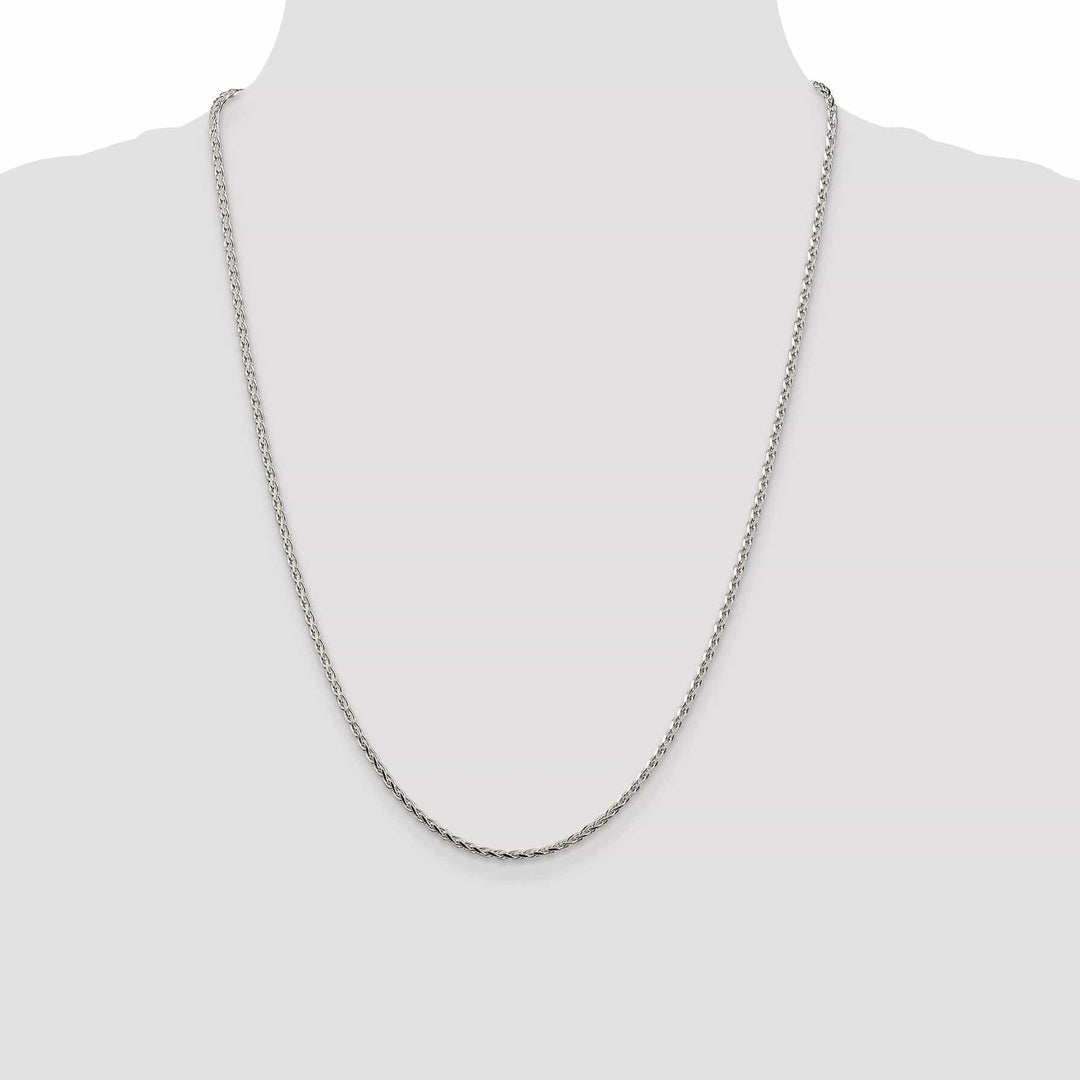 Lovely Rita's Chains Sterling Silver D.C 2.15-mm Round Spiga Chain