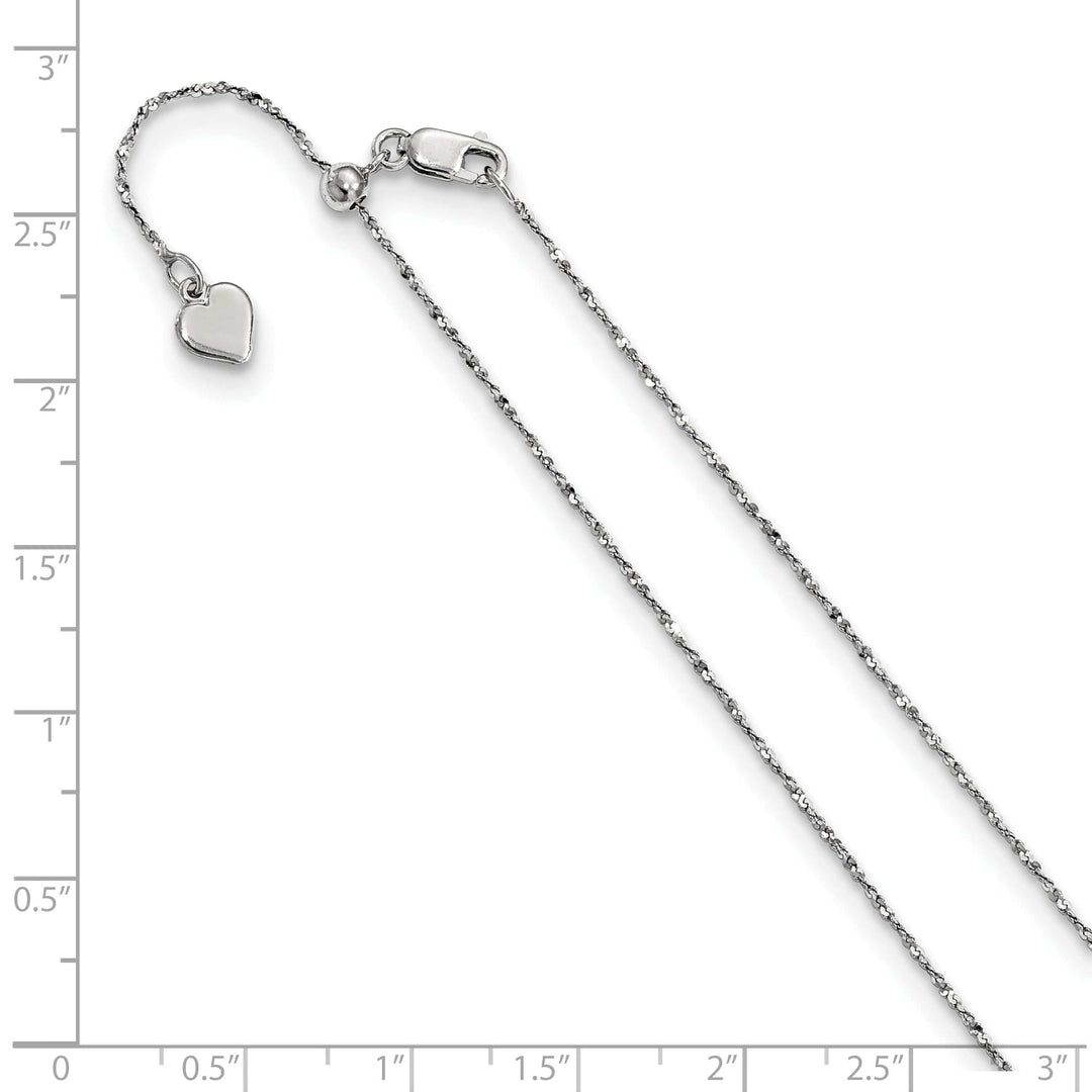 Lovely Rita's Chains Sterling Silver Fancy Twisted Adjustable Chain