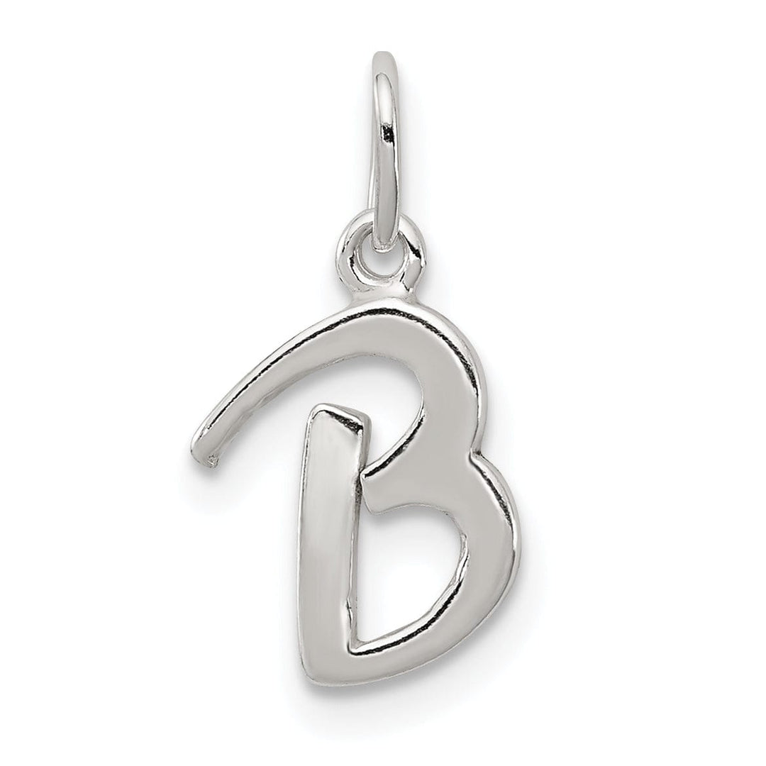Lovely Rita's Chains Sterling Silver Initial B Pendant