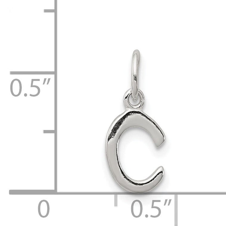 Lovely Rita's Chains Sterling Silver Initial C Pendant
