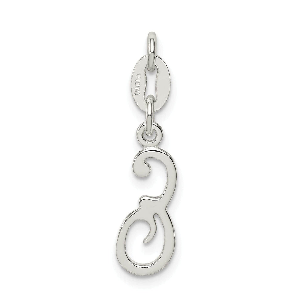 Lovely Rita's Chains Sterling Silver  Initial E Pendant