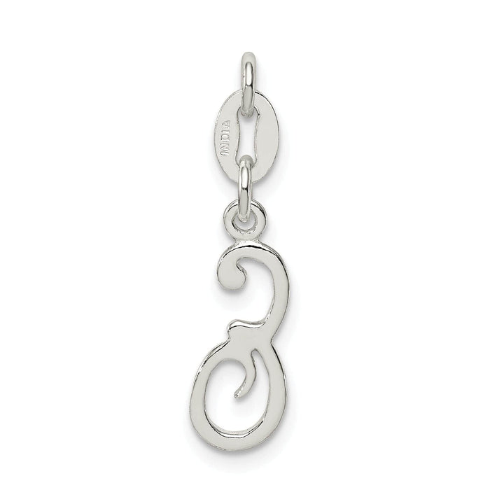 Lovely Rita's Chains Sterling Silver  Initial E Pendant