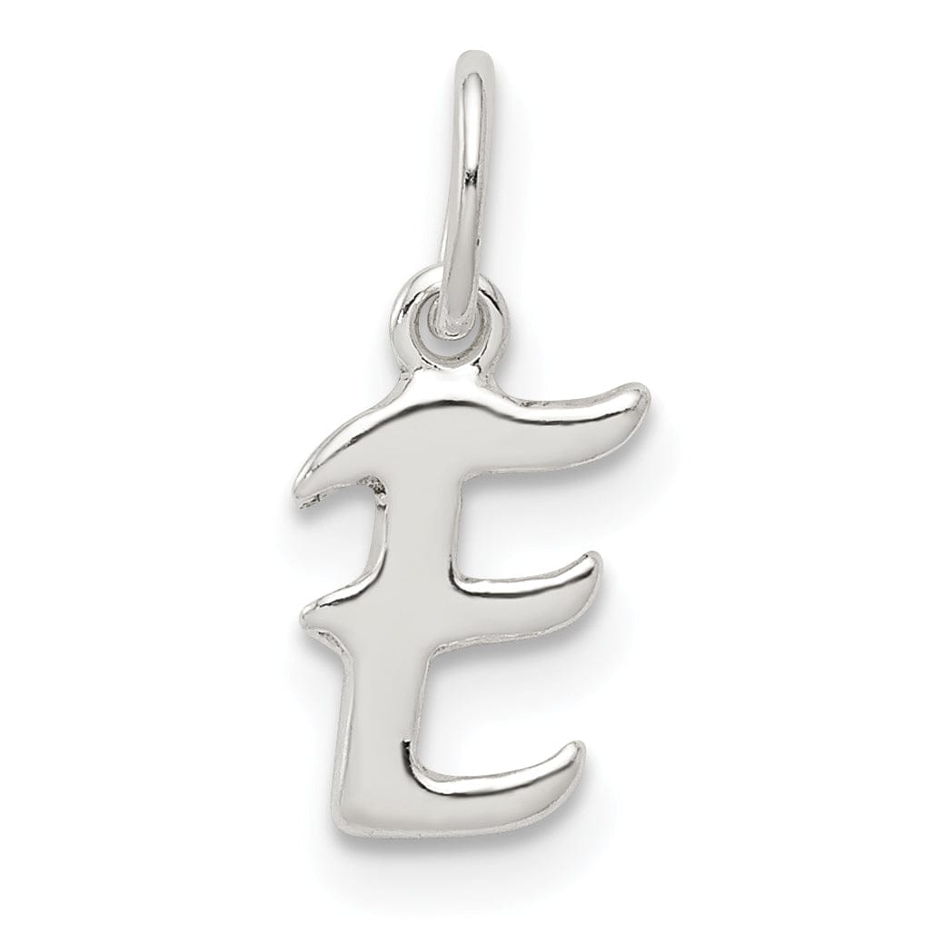 Lovely Rita's Chains Sterling Silver Initial E Pendant