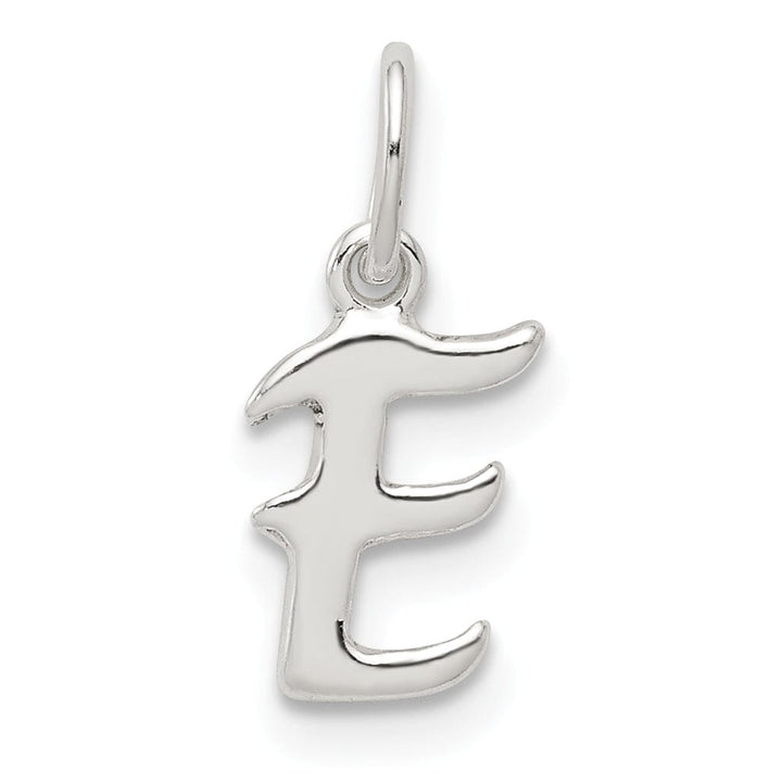 Lovely Rita's Chains Sterling Silver Initial E Pendant
