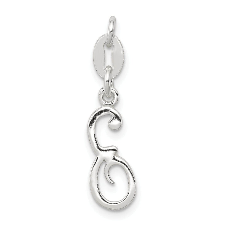 Lovely Rita's Chains Sterling Silver  Initial E Pendant