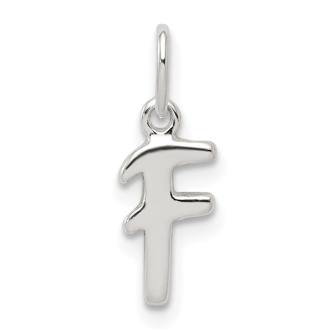 Lovely Rita's Chains Sterling Silver Initial F Pendant