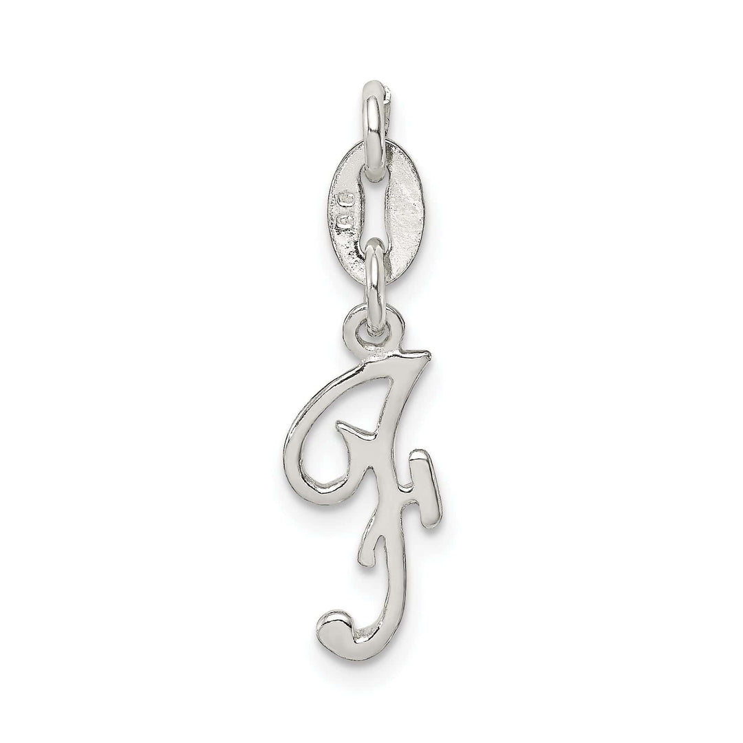 Lovely Rita's Chains Sterling Silver  Initial F Pendant