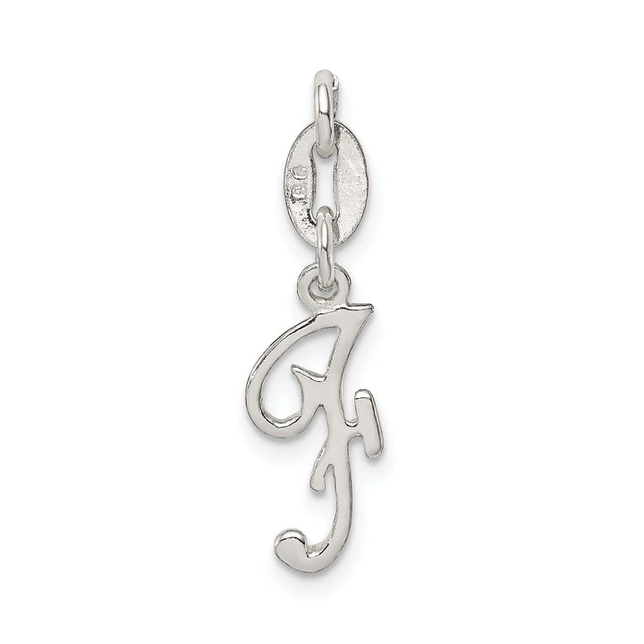 Lovely Rita's Chains Sterling Silver  Initial F Pendant