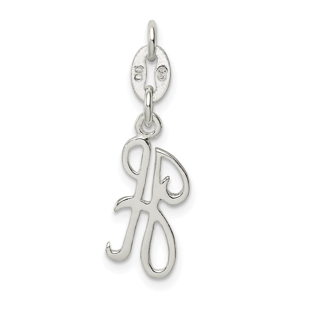 Lovely Rita's Chains Sterling Silver  Initial H Pendant