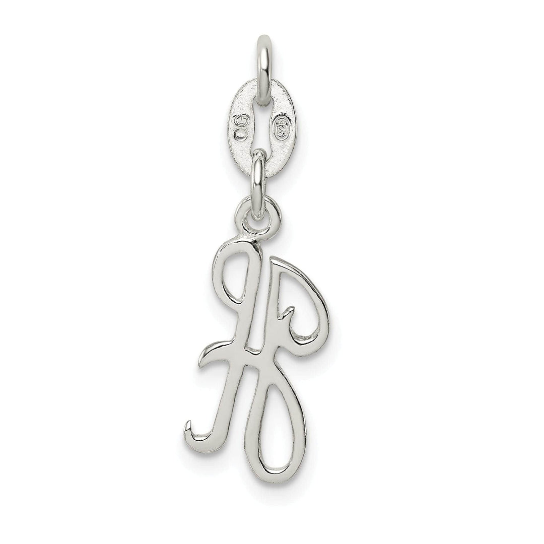 Lovely Rita's Chains Sterling Silver  Initial H Pendant