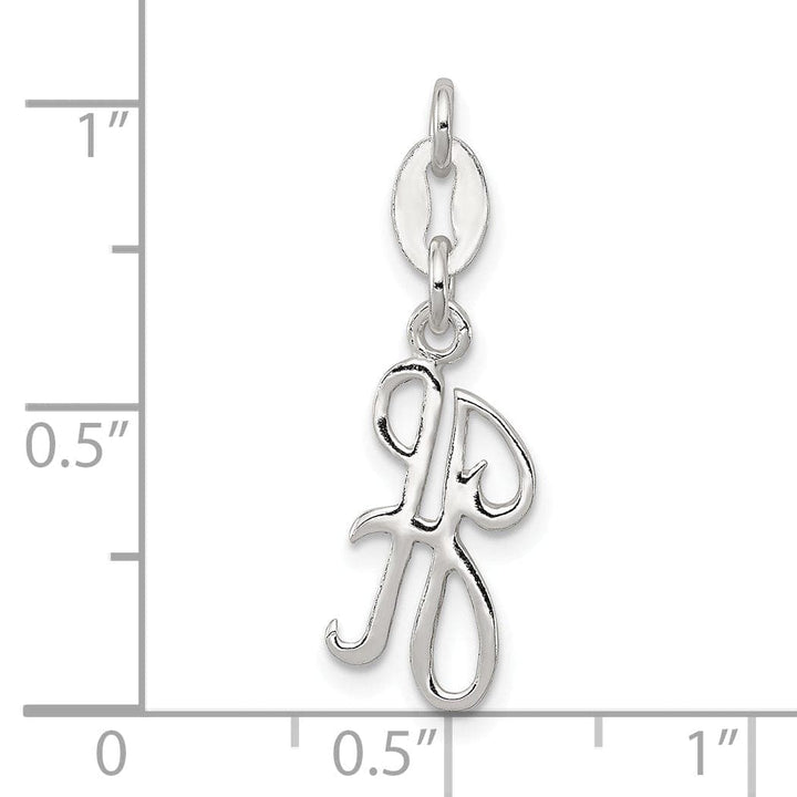 Lovely Rita's Chains Sterling Silver  Initial H Pendant