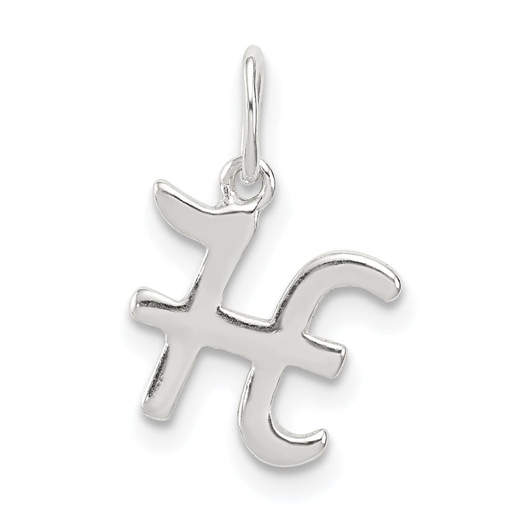 Lovely Rita's Chains Sterling Silver Initial H Pendant