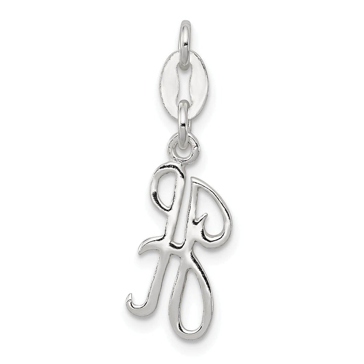 Lovely Rita's Chains Sterling Silver  Initial H Pendant