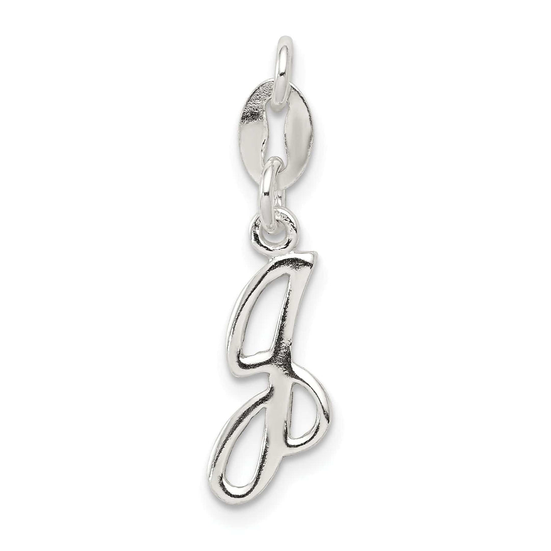 Lovely Rita's Chains Sterling Silver Initial J Pendant