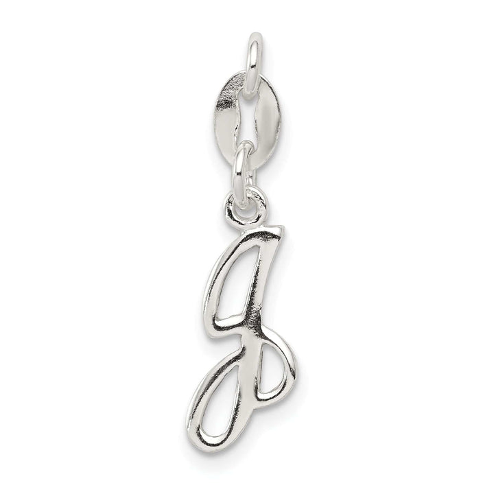 Lovely Rita's Chains Sterling Silver Initial J Pendant