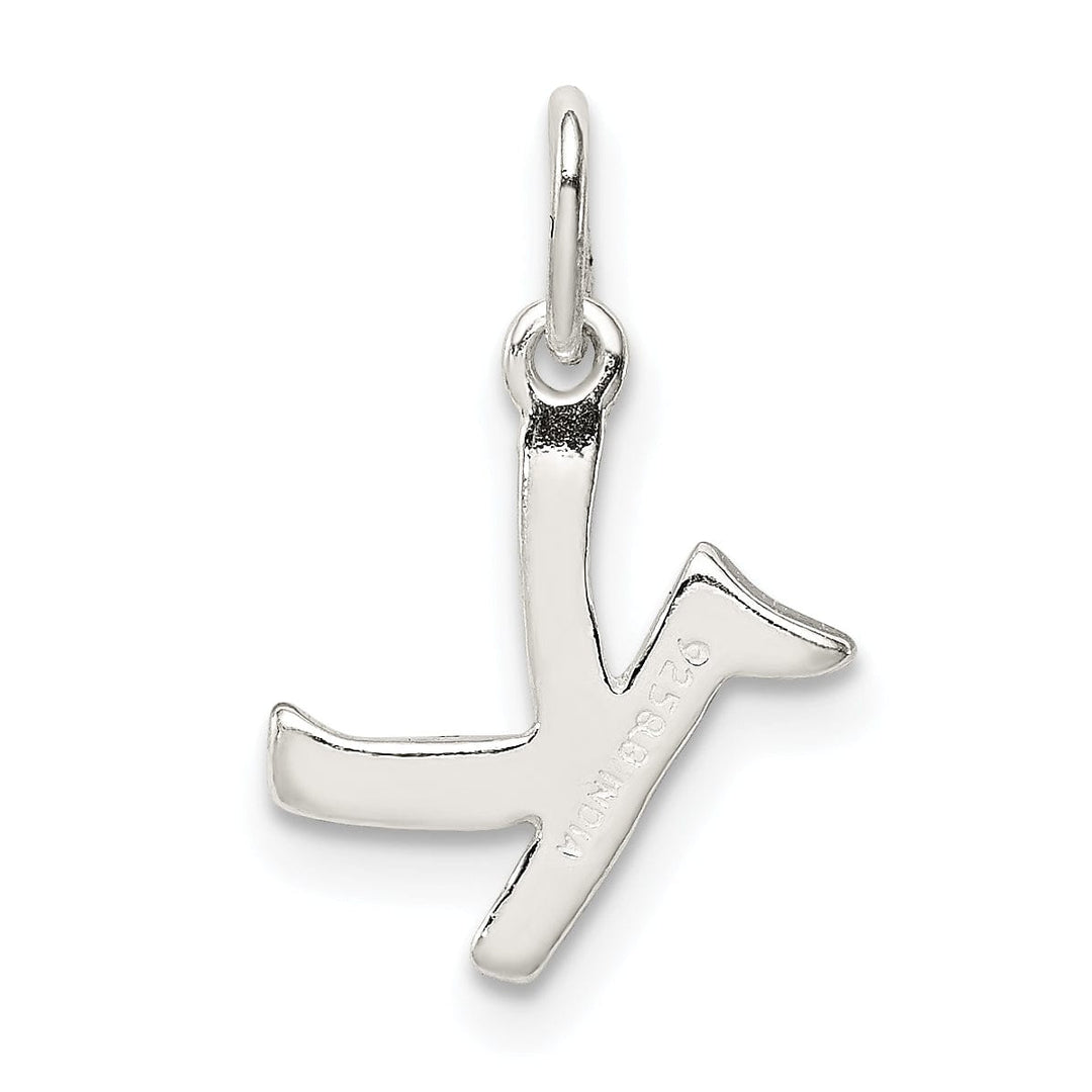 Lovely Rita's Chains Sterling Silver Initial K Pendant