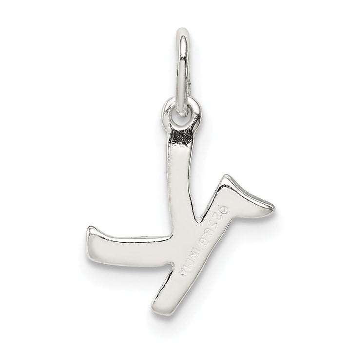 Lovely Rita's Chains Sterling Silver Initial K Pendant