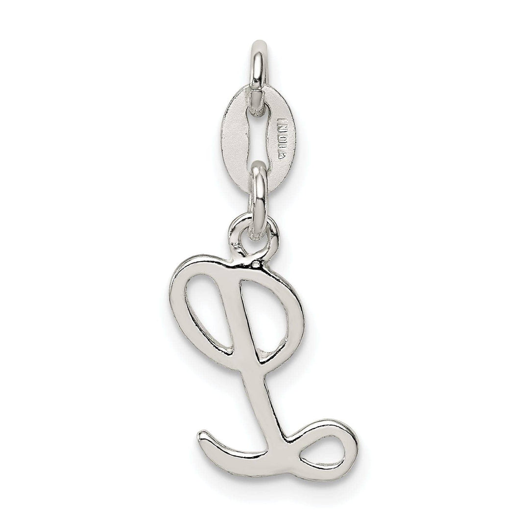 Lovely Rita's Chains Sterling Silver Initial L Pendant