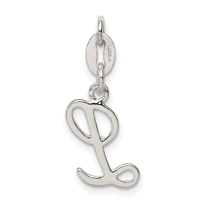 Lovely Rita's Chains Sterling Silver Initial L Pendant