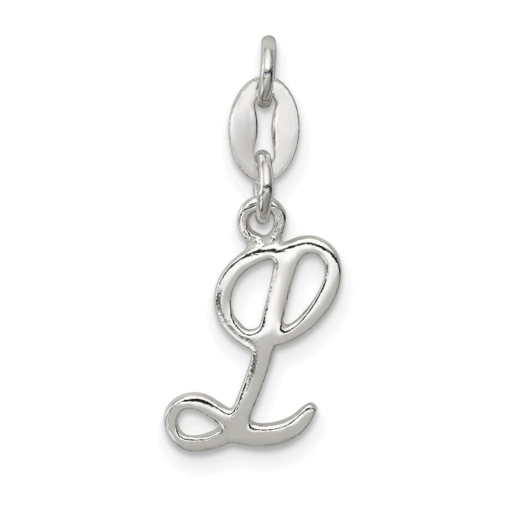 Lovely Rita's Chains Sterling Silver Initial L Pendant