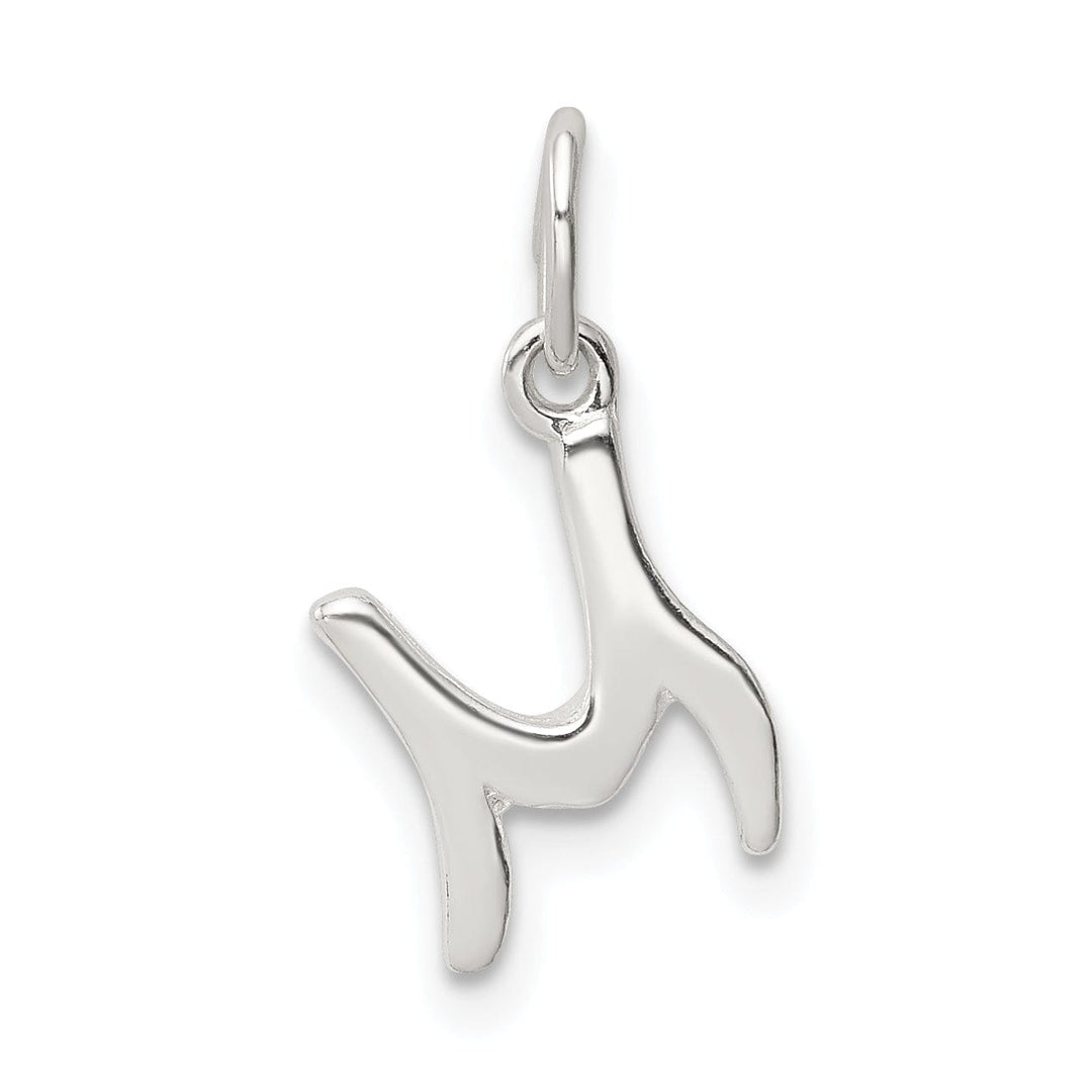 Lovely Rita's Chains Sterling Silver Initial M Pendant