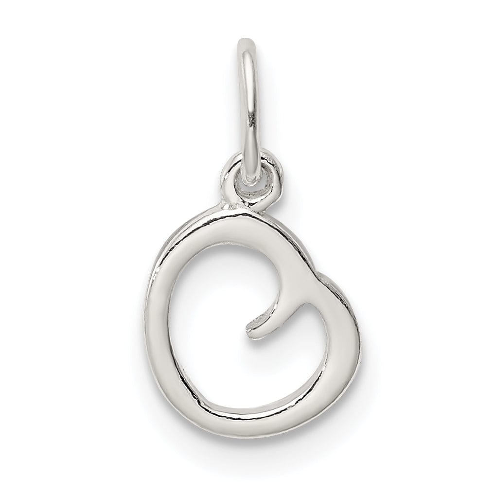 Lovely Rita's Chains Sterling Silver Initial O Pendant