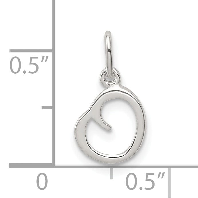 Lovely Rita's Chains Sterling Silver Initial O Pendant
