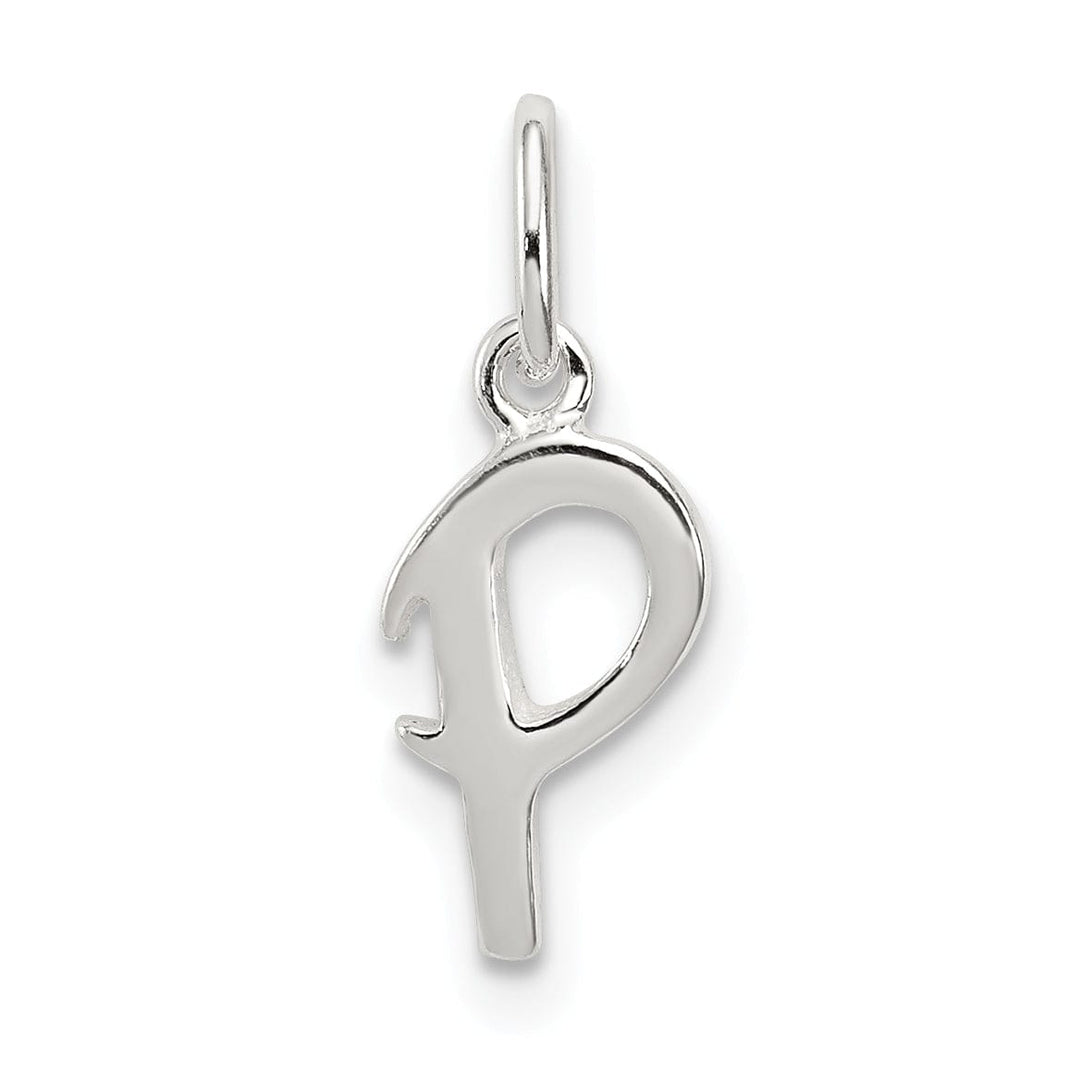Lovely Rita's Chains Sterling Silver Initial P Pendant