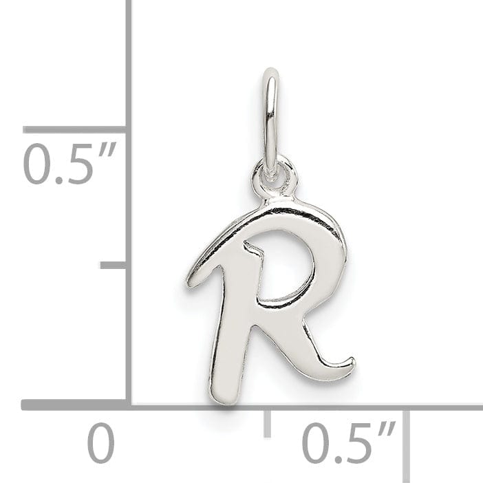 Lovely Rita's Chains Sterling Silver Initial R Pendant