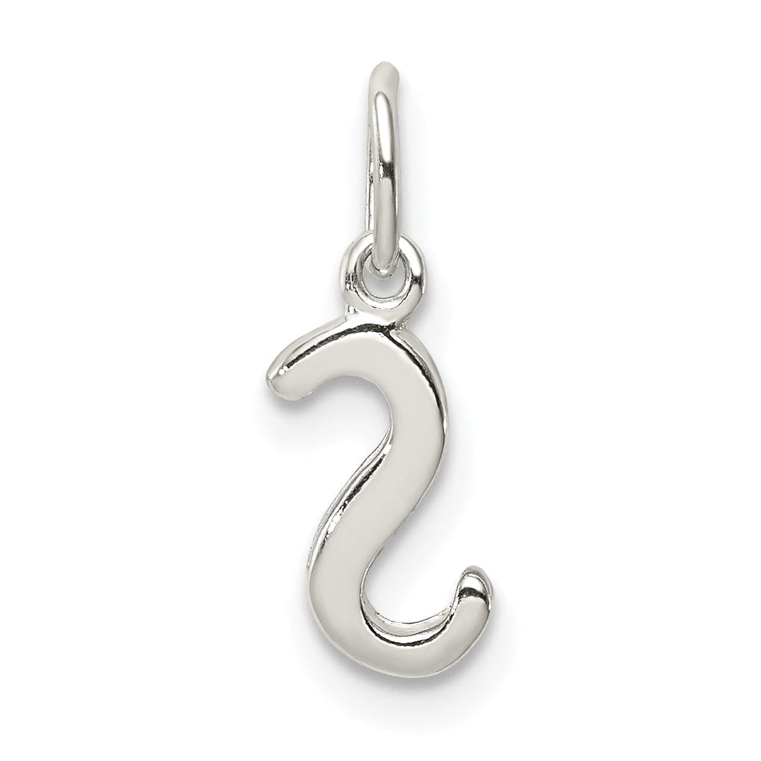 Lovely Rita's Chains Sterling Silver Initial S Pendant