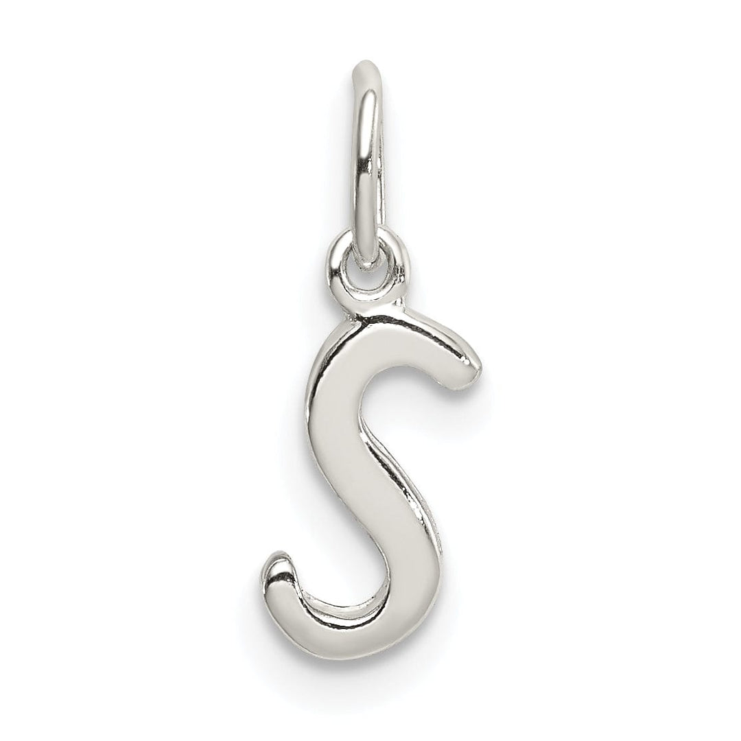 Lovely Rita's Chains Sterling Silver Initial S Pendant