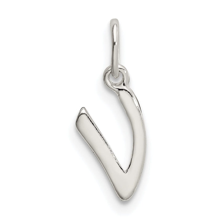 Lovely Rita's Chains Sterling Silver Initial V Pendant