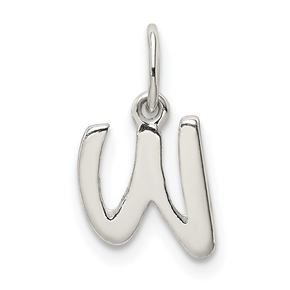 Lovely Rita's Chains Sterling Silver Initial W Pendant