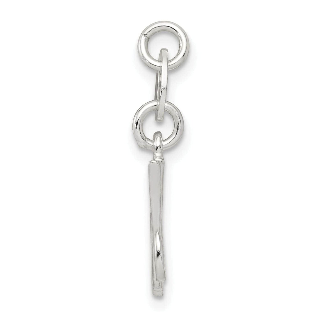 Lovely Rita's Chains Sterling Silver M Initial Pendant