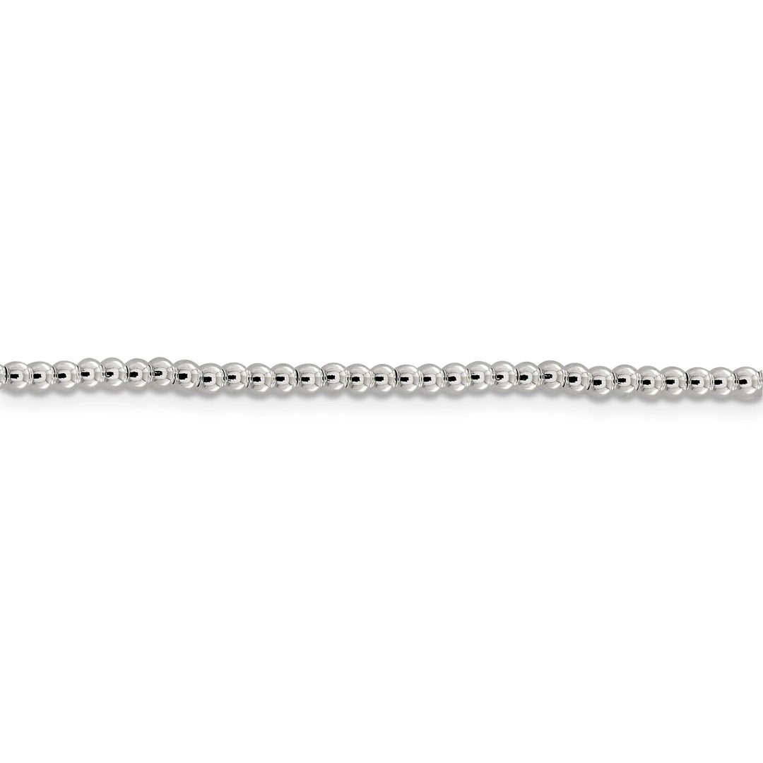 Lovely Rita's Chains Sterling Silver Necklace Beaded Box Chain 3MM