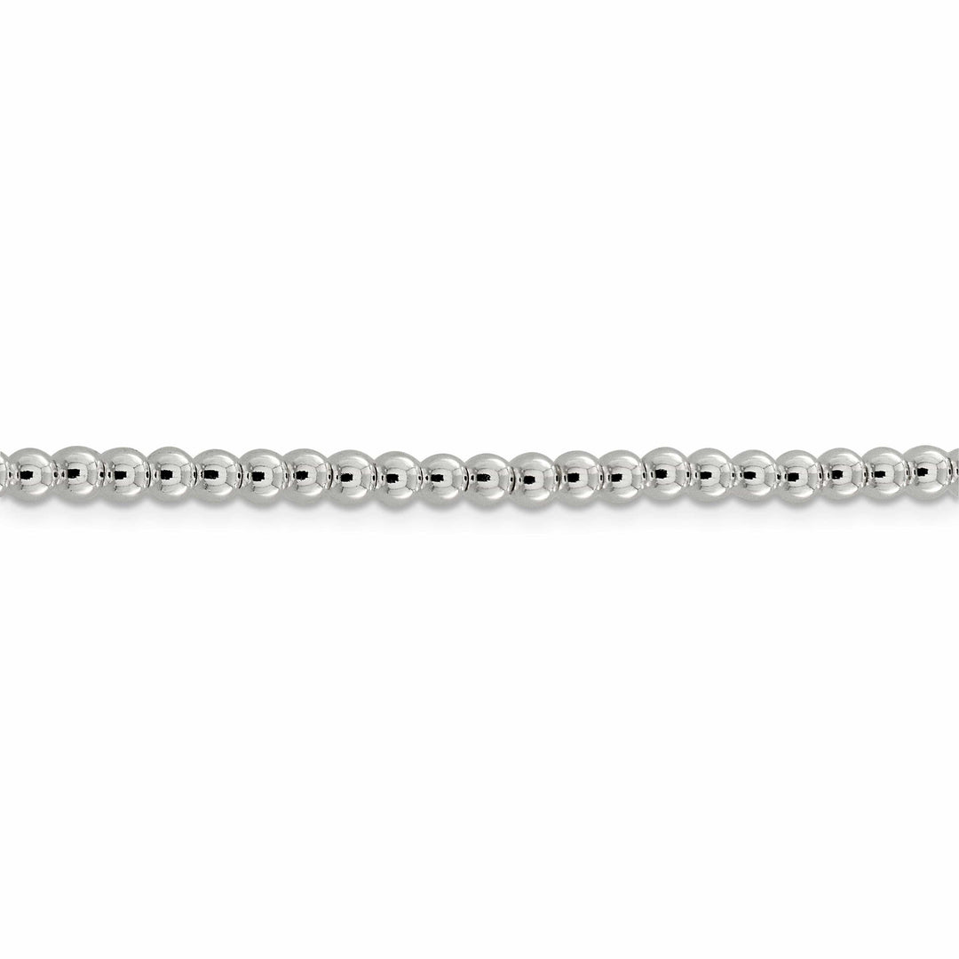 Lovely Rita's Chains Sterling Silver Necklace Beaded Box Chain 4MM